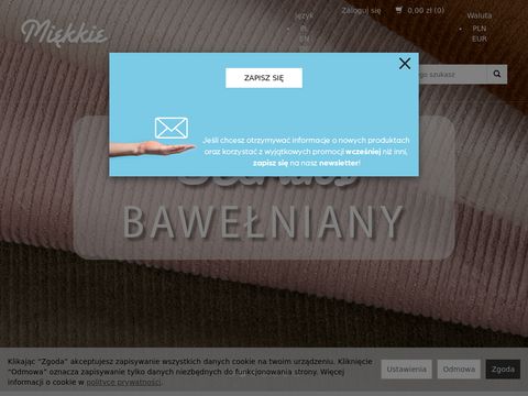 Miekkie.com - sklep internetowy z tkaninami