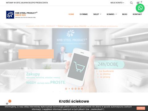 Kmb24.pl kratki ściekowe nierdzewne producent