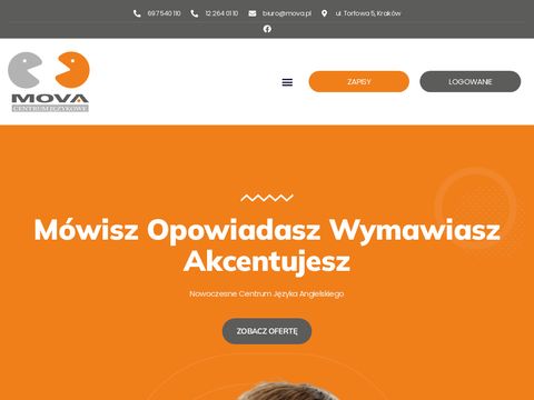 Mova.pl - angielski dla dzieci w Krakowie