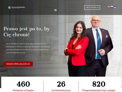 Tywoniuk.com.pl - obsługa prawna firm Rzeszów