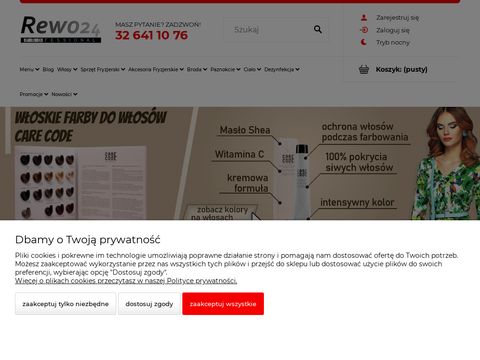 Rewo24.pl - internetowy sklep fryzjerski