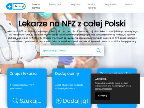 Nfz.net.pl - poradnia chirurgii naczyniowej