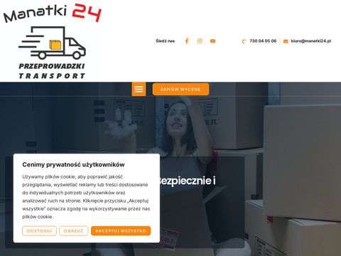 Manatki24.pl - firma przeprowadzkowa Warszawa