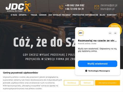 Jdc.pl - przesyłka ze Szwecji